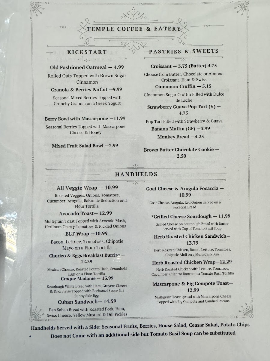 Menu Temple Coffee & Eatery-4